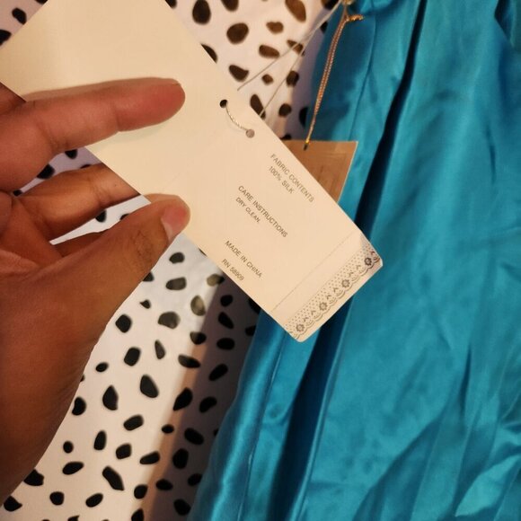 Cabernet Pure Silk Turquoise Women's Tank Top – Size Small (NWT) - Picture 5 of 5